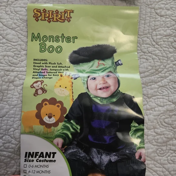 Spirit Halloween Monster Boo Costume - Picture 4 of 6